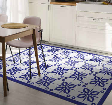 Tapis vinyle carreaux Formes grecques - TenStickers