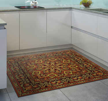Tapis vinyle cuisine mandala persan - TenStickers