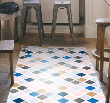 Vinylteppich nordisch blau - TenStickers