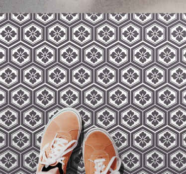 Xαλί βινυλίου με εφέ πλακιδίων κομψό εξαγωνικό σχέδιο - TenStickers