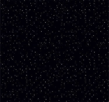 Carta da parati con cielo stellato - TenStickers