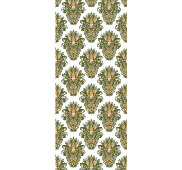 Papier peint fleuri structure florale élégante - TenStickers