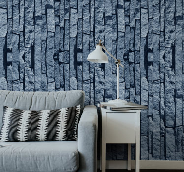 Carta da parati texture effetto pietra strutturata - TenStickers