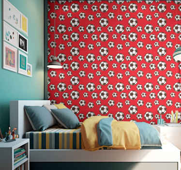 Papier peint chambre enfant jeu de modèle de football - TenStickers