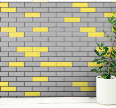 Contrasting Brickwork bricks wallpaper - TenStickers
