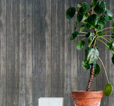 Old Gray Planks wood effect wallpaper - TenStickers