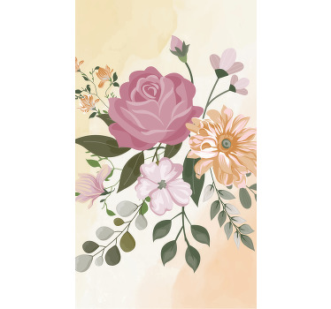 Rollo mit Blumen und Pflanzen Realistisch - TenStickers