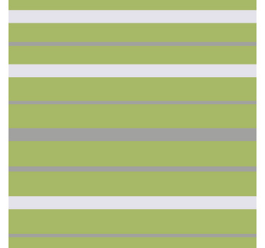 优雅的卷簾 灰色和绿色条纹图案 - TenStickers