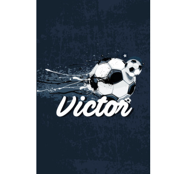 Original design with name Football blind - TenStickers