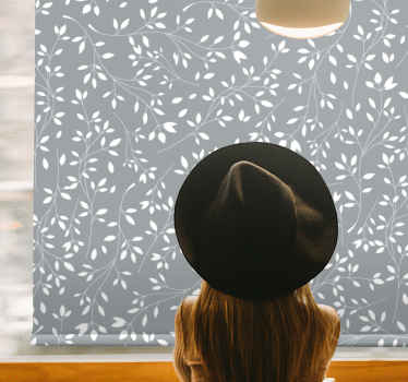 植物绘制图案花卉和植物卷簾 - TenStickers