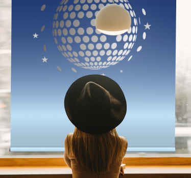 Gradient barvita disko krogla najstnica - TenStickers