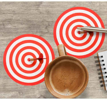 Target board geek coasters - TenStickers