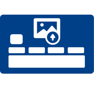 Stickers carte bancaire personnalisé - TenStickers