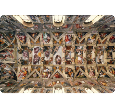 Sistine Chapel laptop sticker - TenStickers