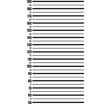 Vinilos pared medidor cárcel - TenVinilo