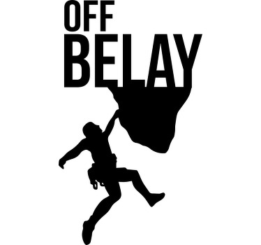 Vinilo frase pared escalada - TenVinilo