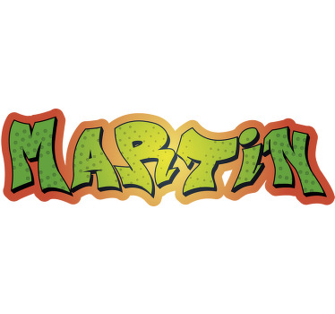 Fahrrad Aufkleber Graffiti Name - TenStickers