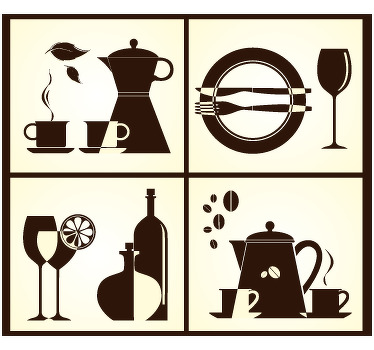 Sticker cuisine éléments divers - TenStickers