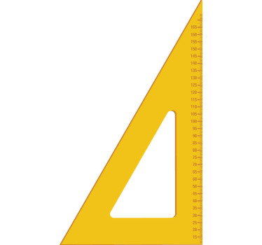 Ruler Height Chart Kids Sticker - TenStickers