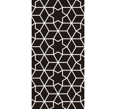 Sticker Douchedeur sterren - TenStickers