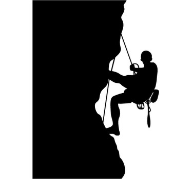 Rock Climbing Wall Sticker - TenStickers