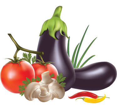 Sticker cuisine légumes du marché - TenStickers