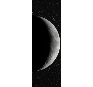 Realistic planet moon fridge sticker - TenStickers