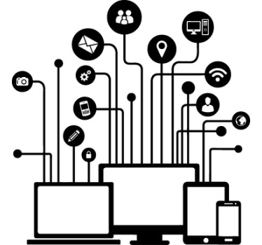 Sticker illustration médias - TenStickers