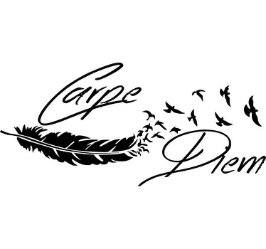 Carpe Diem Wall Sticker - TenStickers