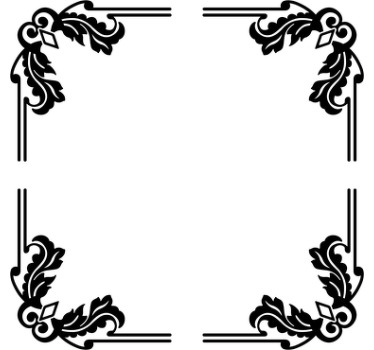 Ornament Sticker Ecken - TenStickers