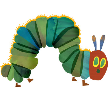 Hungry caterpillar insect wall sticker for kids - TenStickers