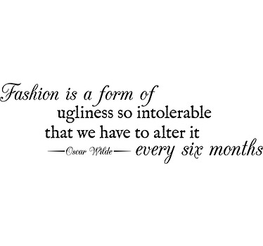 Oscar Wilde Alter Fashion Wall Sticker - TenStickers