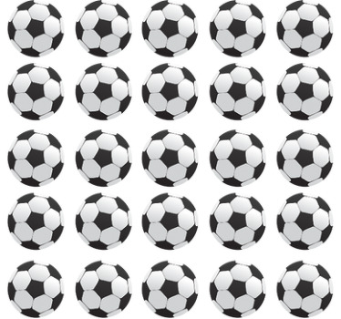 Sticker foot lot de ballons de foot - TenStickers