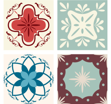 Azulejos adhesivos estilo vintage - TenVinilo