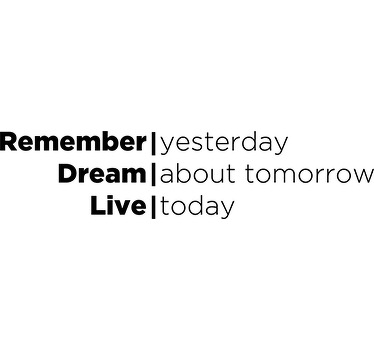 Remember Dream Live Quote Decal - TenStickers