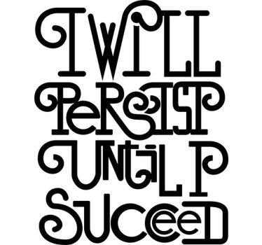 Vinilo decorativo i will resist - TenVinilo