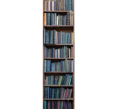 Library shelves fridge sticker - TenStickers