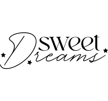 Sweet Dreams wall stickers quotes - TenStickers