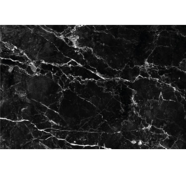 Wandtattoo Textur marmor-Schwarz Arbeitsplatte - TenStickers