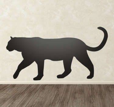 Panther Silhouette Living Room Wall Sticker - TenStickers