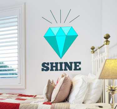 Diamant juweel sticker - TenStickers
