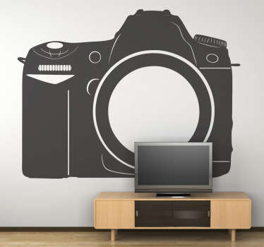 Camera vinyl Wall Sticker - TenStickers