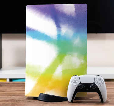 Colorful abstract patterns PS5 skin - TenStickers
