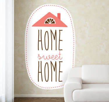 Sticker decorativo dolce casa - TenStickers