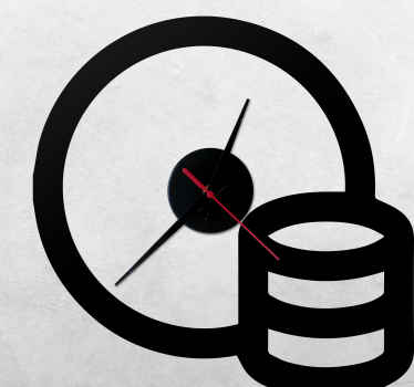 Autocolantes relógios Pictograma tempo é dinheiro - TenStickers