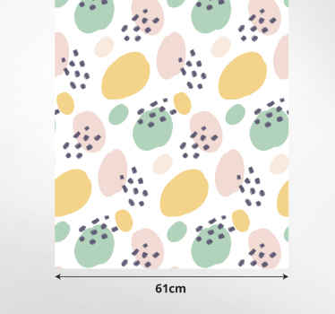 Vinilo para mueble color pastel formas - TenVinilo