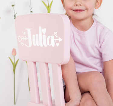 Autocollant Personnalisé Nom personnalisé avec amour - TenStickers