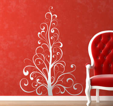 Christmas Tree Wall Sticker - TenStickers
