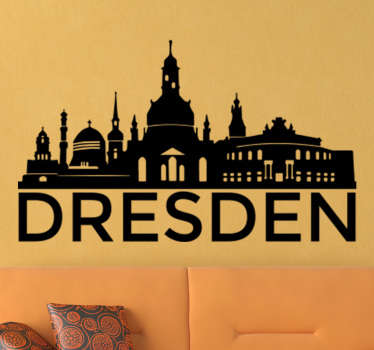 Wandtattoo Skyline Dresden - TenStickers