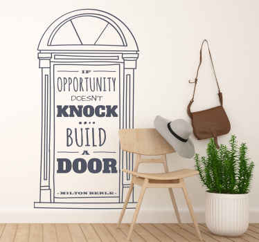 Milton Berle quote wall sticker - TenStickers